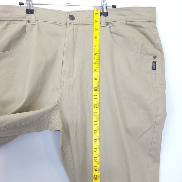 Silver Jeans Co Ashton 1349 Chino Pants Men 36 Beige Causal Khakis Everyday - Picture 4 of 13